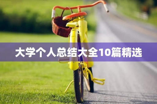 大学个人总结大全10篇精选