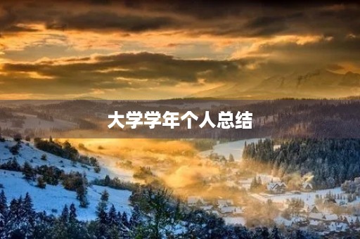 大学学年个人总结(大学生学期末个人总结1000字6篇) 大学学年个人总结(大学生学期末个人总结1000字6篇)