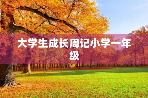 大学生成长周记小学一年级 大学生成长周记小学一年级