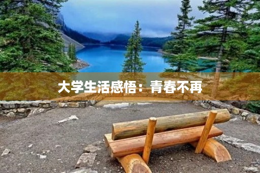 大学生活感悟:青春不再,岁月不停 大学生活感悟:青春不再,岁月不停