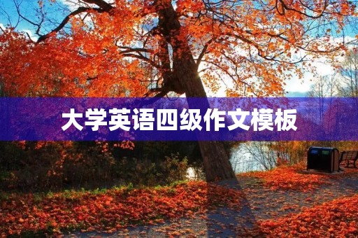 大学英语四级作文模板