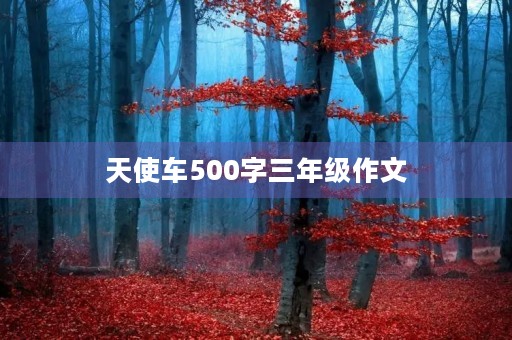 天使车500字三年级作文