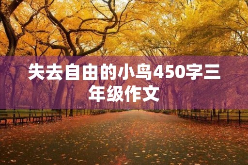 失去自由的小鸟450字三年级作文 失去自由的小鸟450字三年级作文
