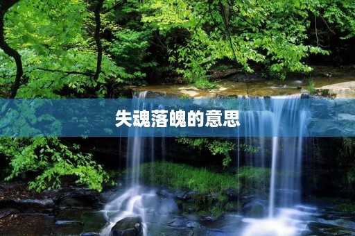 失魂落魄的意思(失魂落魄的意思) 失魂落魄的意思(失魂落魄的意思)