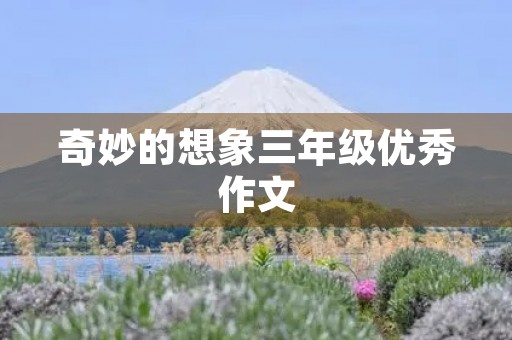 奇妙的想象三年级优秀作文