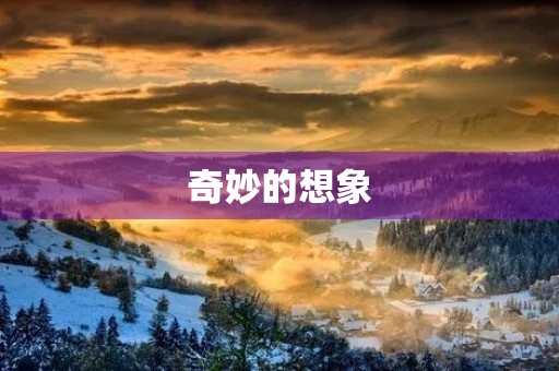 奇妙的想象 奇妙的想象