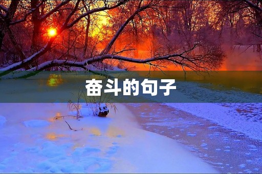 奋斗的句子，奋斗工作努力的短句