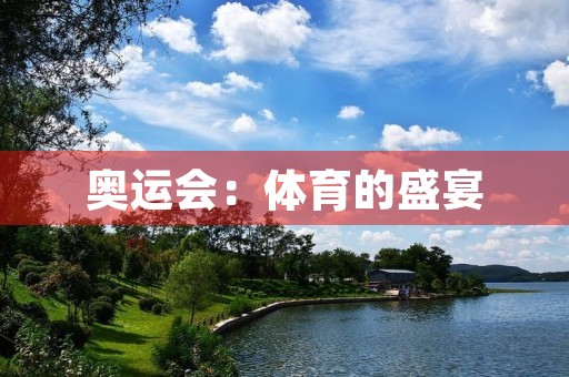 奥运会:体育的盛宴 奥运会:体育的盛宴