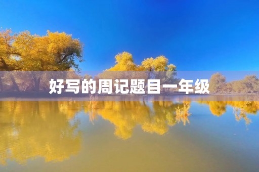 好写的周记题目一年级 好写的周记题目一年级