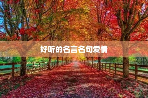 好听的名言名句爱情,冷门又好听惊艳的名言 好听的名言名句爱情,冷门又好听惊艳的名言