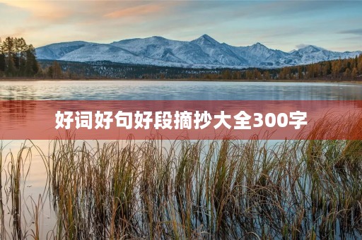 好词好句好段摘抄大全300字,好词好句好段摘抄大全300字左右青春回首逝去的年华 好词好句好段摘抄大全300字,好词好句好段摘抄大全300字左右青春回首逝去的年华
