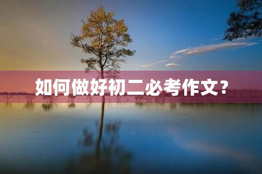 如何做好初二必考作文？