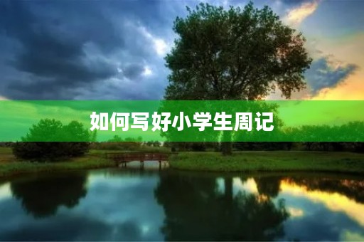 如何写好小学生周记