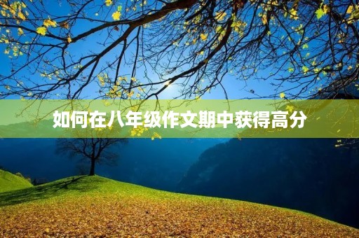 如何在八年级作文期中获得高分 如何在八年级作文期中获得高分