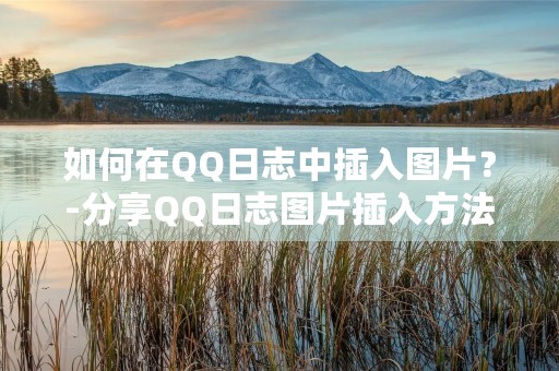 如何在QQ日志中插入图片?-分享QQ日志图片插入方法 如何在QQ日志中插入图片?-分享QQ日志图片插入方法