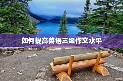 如何提高英语三级作文水平