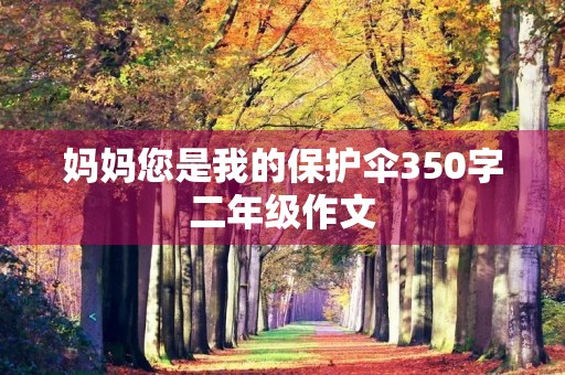 妈妈您是我的保护伞350字二年级作文 妈妈您是我的保护伞350字二年级作文