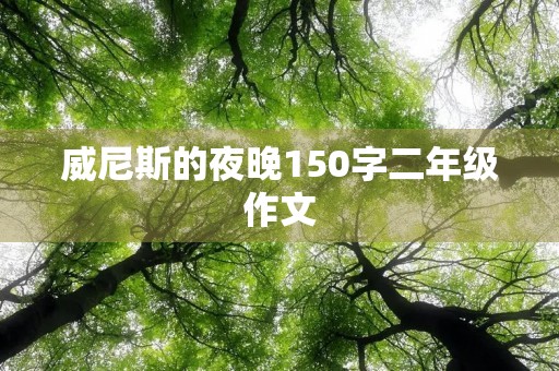 威尼斯的夜晚150字二年级作文 威尼斯的夜晚150字二年级作文