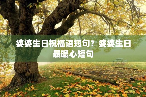 婆婆生日祝福语短句？婆婆生日最暖心短句