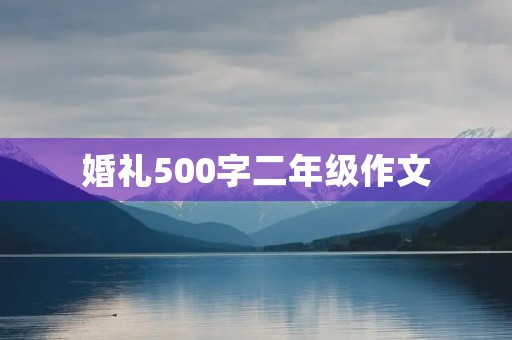 婚礼500字二年级作文