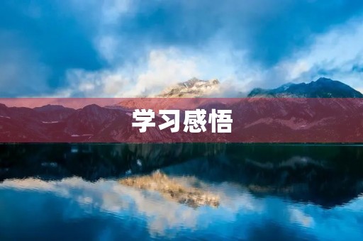 学习感悟，学习心得体会感悟【10篇】