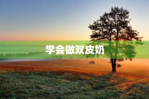 学会做双皮奶