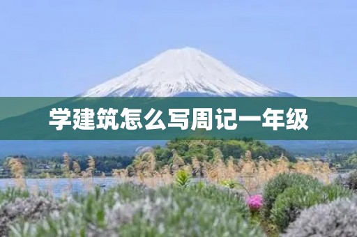 学建筑怎么写周记一年级 学建筑怎么写周记一年级