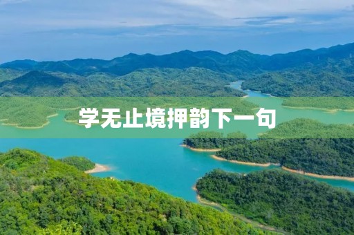 学无止境押韵下一句(学无止境押韵下一句做菜) 学无止境押韵下一句(学无止境押韵下一句做菜)