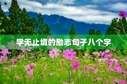 学无止境的励志句子八个字，学无止境的励志句子八个字,追求目标坚持不懈