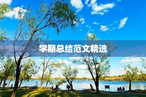 学期总结范文精选
