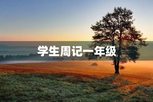 学生周记一年级 学生周记一年级