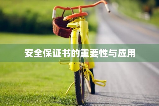 安全保证书的重要性与应用 安全保证书的重要性与应用