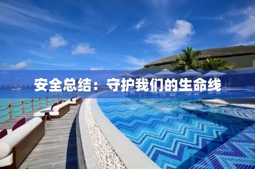 安全总结：守护我们的生命线