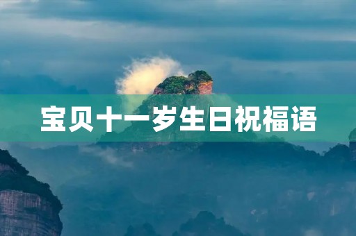 宝贝十一岁生日祝福语(十一岁女儿生日文案高级)