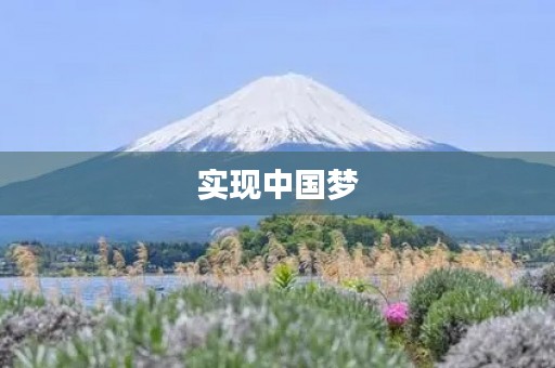实现中国梦，走向伟大复兴