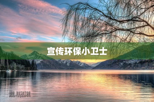 宣传环保小卫士 宣传环保小卫士
