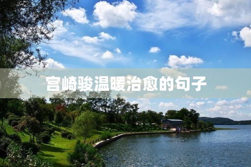 宫崎骏温暖治愈的句子(宫崎骏温暖治愈的句子爱情)