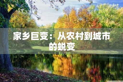 家乡巨变：从农村到城市的蜕变