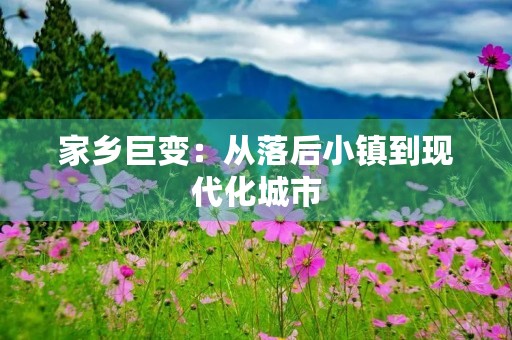 家乡巨变：从落后小镇到现代化城市