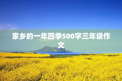 家乡的一年四季500字三年级作文