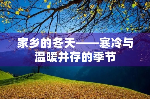 家乡的冬天——寒冷与温暖并存的季节 家乡的冬天——寒冷与温暖并存的季节