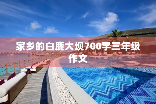 家乡的白鹿大坝700字三年级作文