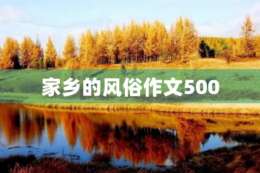 家乡的风俗作文500