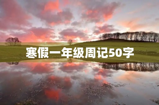 寒假一年级周记50字 寒假一年级周记50字