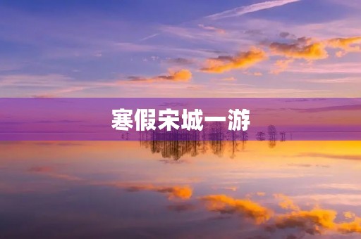 寒假宋城一游 寒假宋城一游