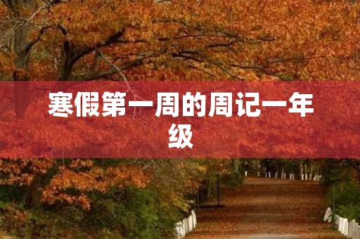 寒假第一周的周记一年级 寒假第一周的周记一年级