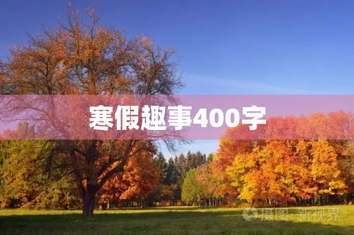 寒假趣事400字