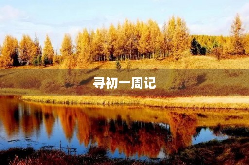 寻初一周记