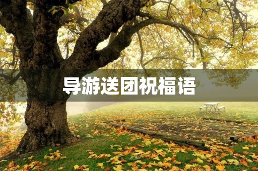 导游送团祝福语(导游欢送词的完美开场白)