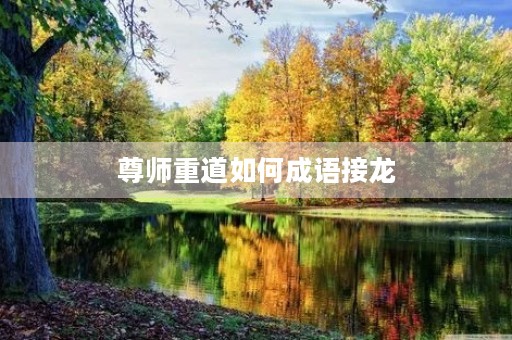 尊师重道如何成语接龙